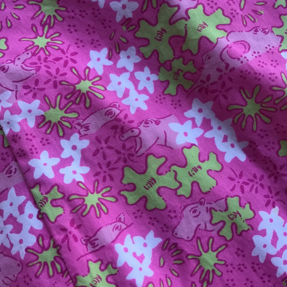 Rare Vintage Lilly Pulitzer Dress White Label Sundress 10 Shift Slip Barbie Pink - Picture 7 of 15